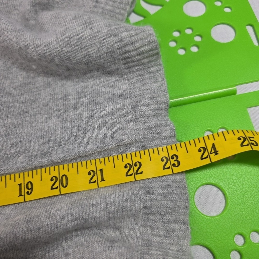 Bianco & Blu Women's Gray Long Sleeve Made In Italy Knit Sweater Pullover XL - Picture 6 of 7